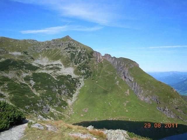 view back to 1st summit