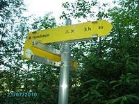 exactly 3 hours to the first summit Hundsstein (engl. Dogstone)