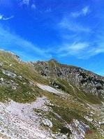 view back to the first summit
